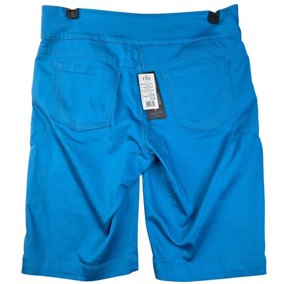 French Dressing Jeans Bermuda Shorts 18 Malibu Blue Stretch Casual Summer - Picture 3 of 8